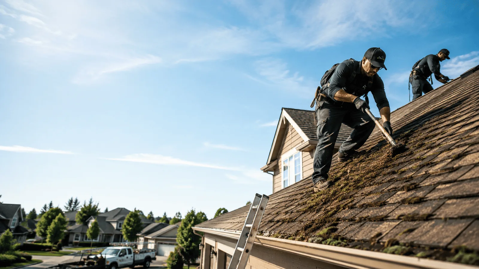 Roof Moss Removal in Peabody, KS near me